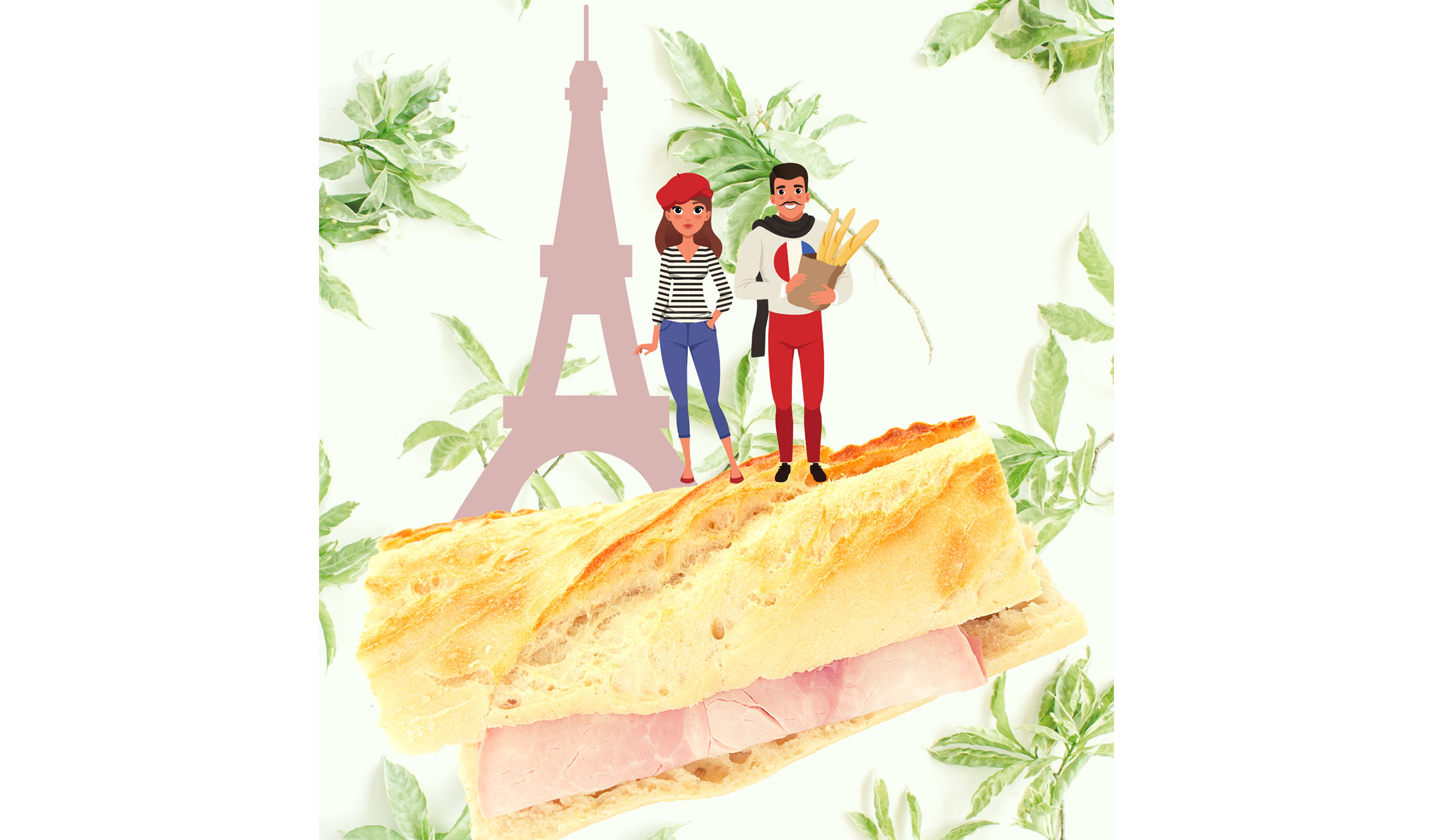 Photo sandwich jambon beurre à Paris